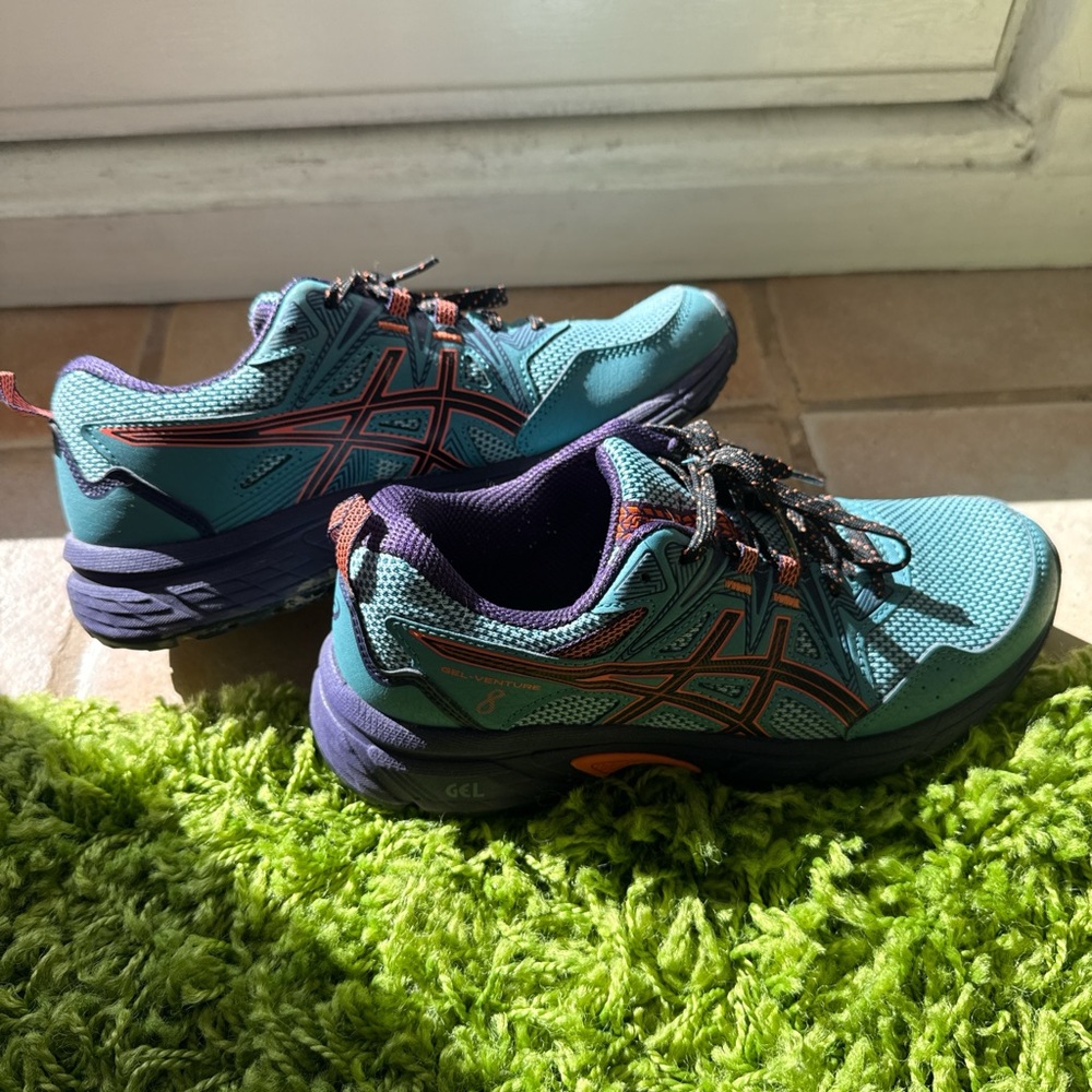 ASICS Gel Women's Turquoise and Violet Athletic Shoes